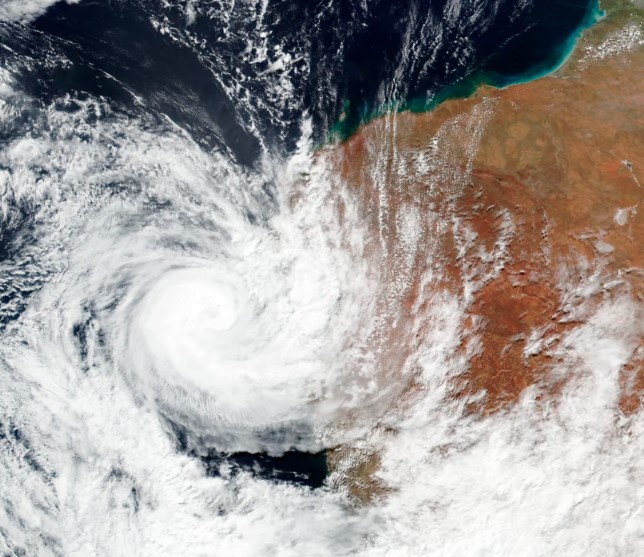 BOM Satellite Image of a Cyclone