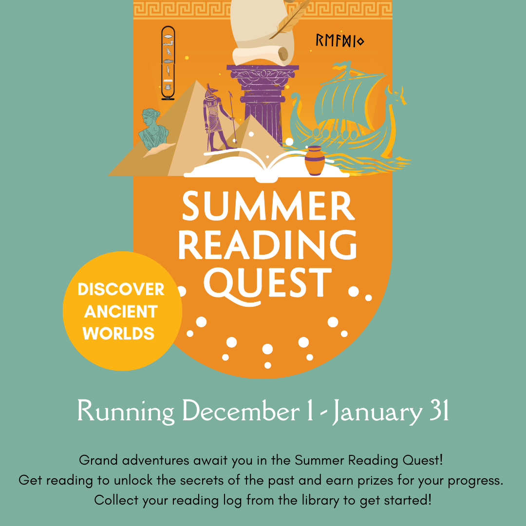 Summer Reading Quest save the date