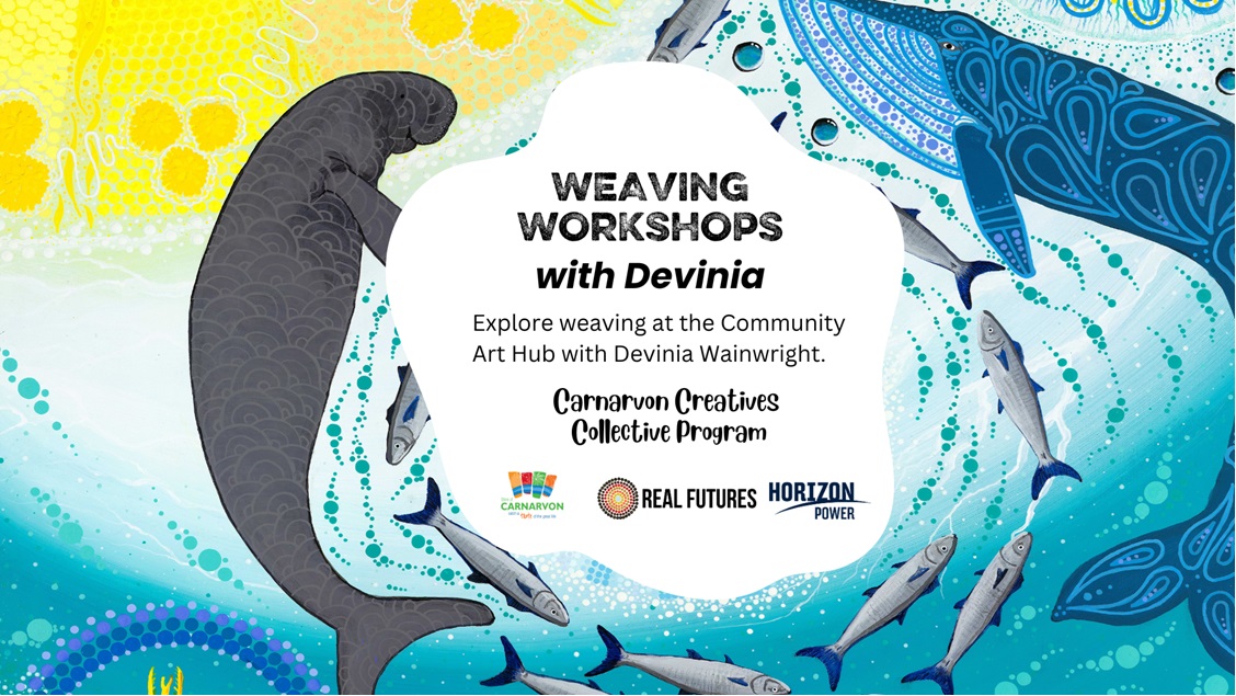 Weaving workshop with Devinia at the Hub