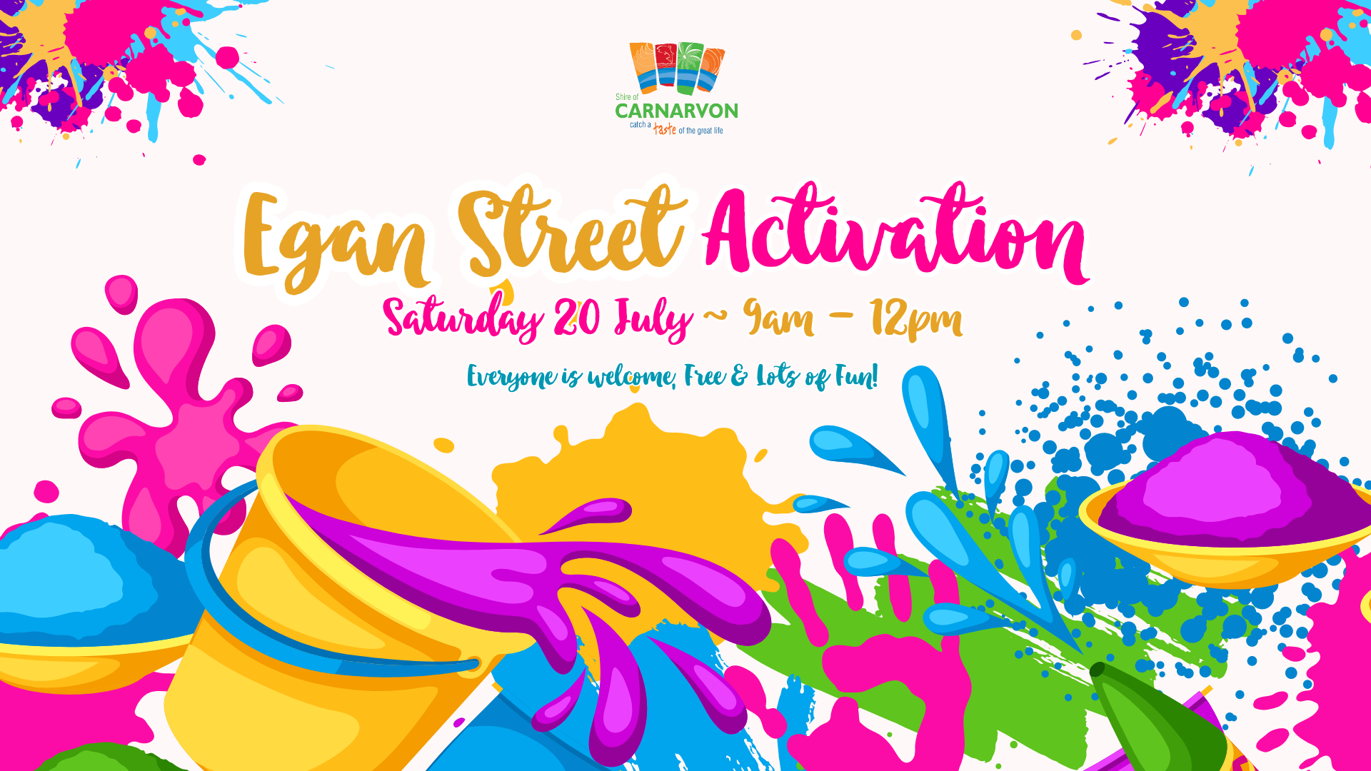 Join the Egan Street Activation!