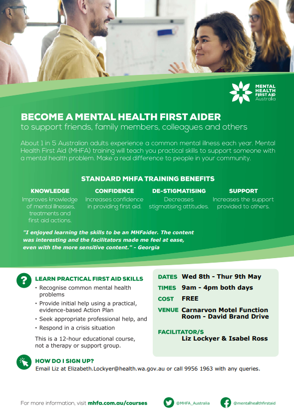 Become a Mental Health First Aider